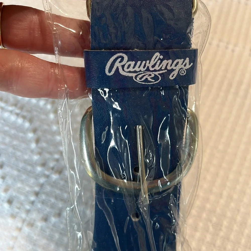 Rawlings Youth Baseball Belt Royal Blue New